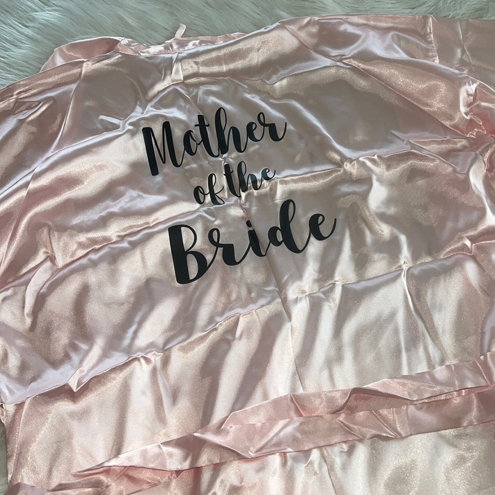 Mother of the Bride silk robe